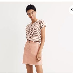 Peach Madewell Skirt- 12